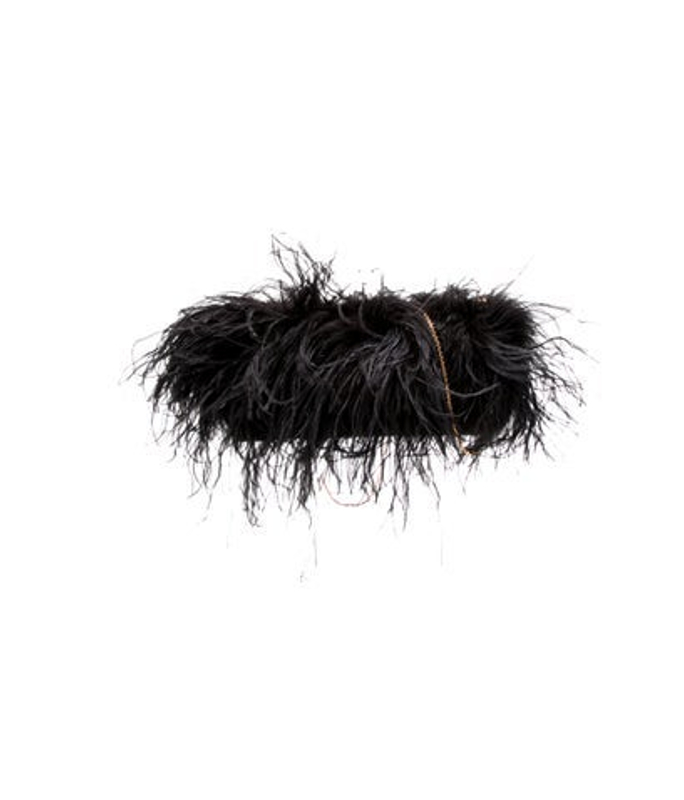 Altuzarra Ostrich Feather Shoulder Bag