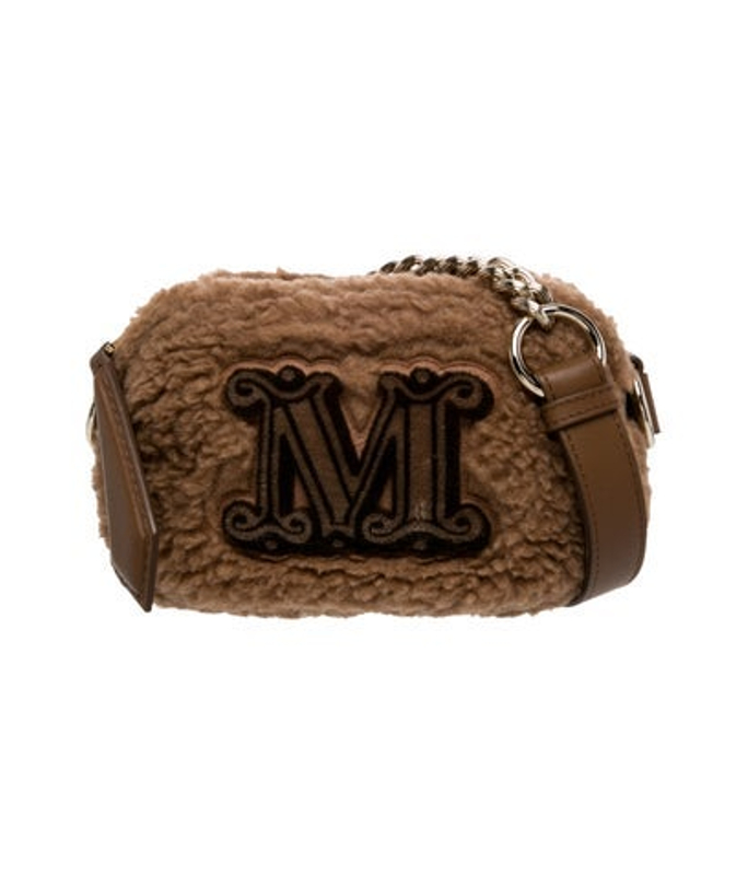 Max Mara Mara Shearling Crossbody Bag