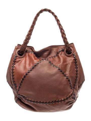 Intrecciato Braided Patchwork Hobo