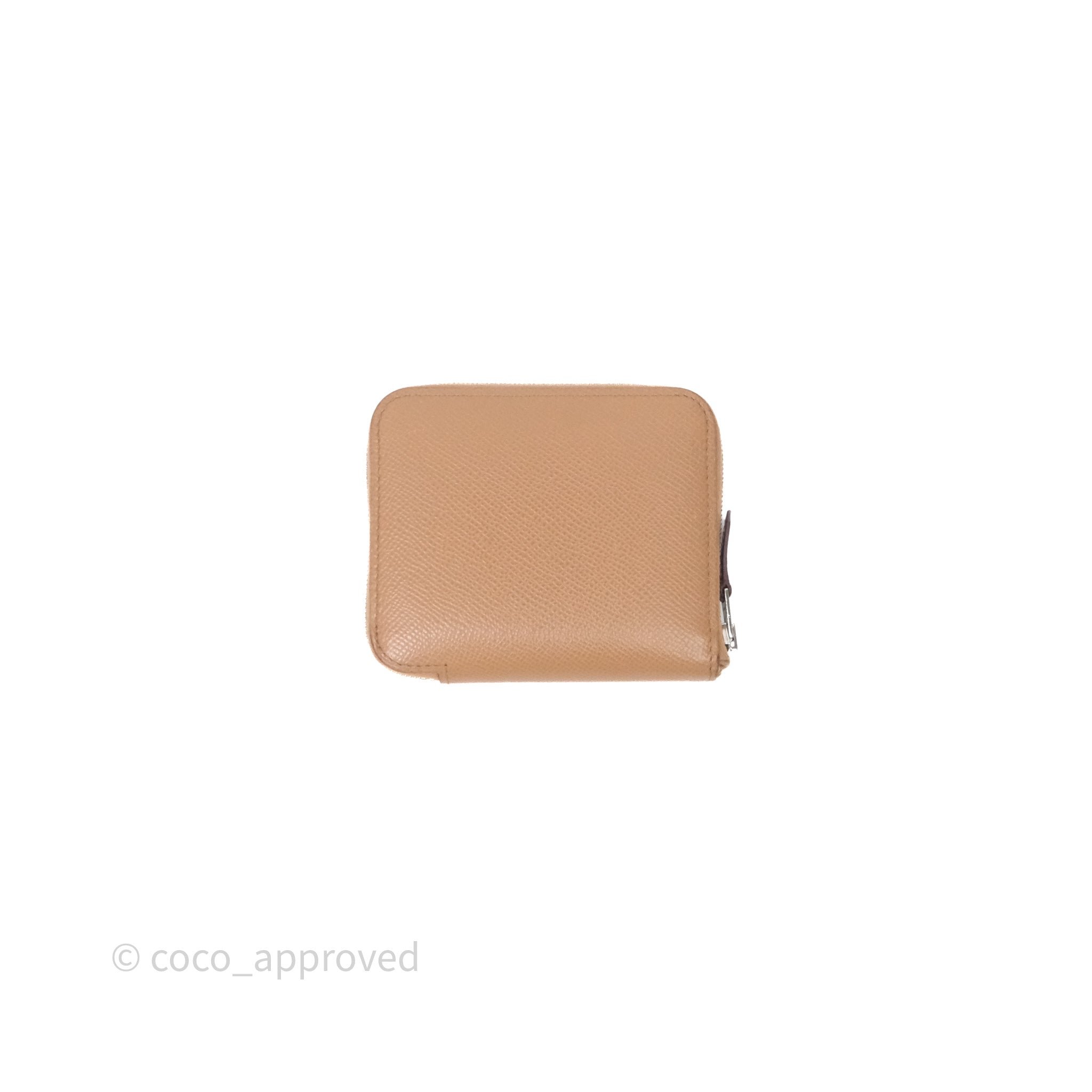 Hermès Silk In Compact Wallet Chai 0M Epsom