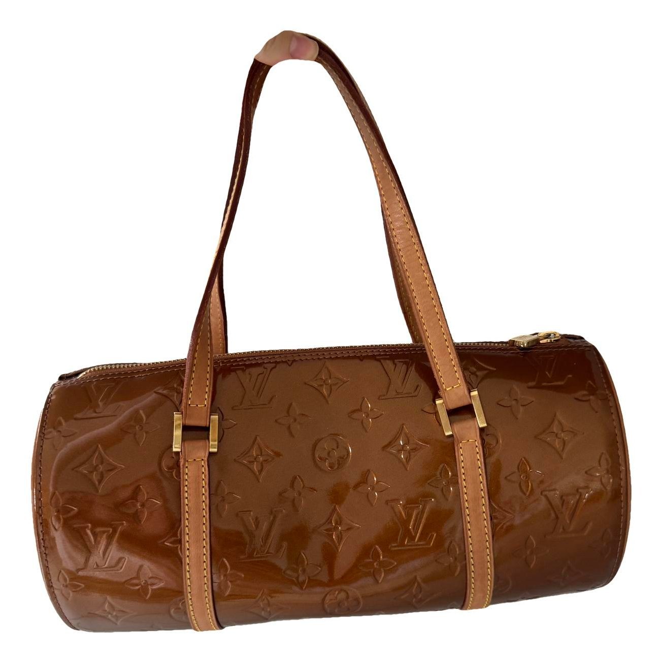 Bedford patent leather handbag