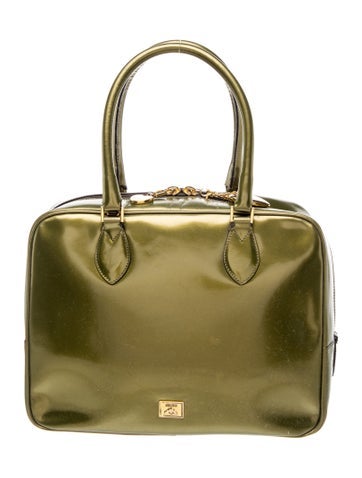Moschino Leather Top Handle Bag