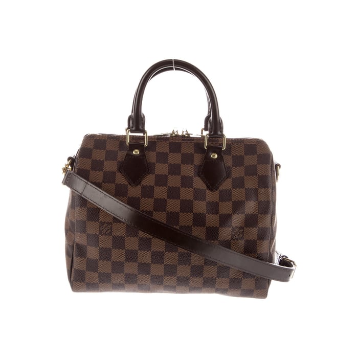 Louis Vuitton Damier Ebene Speedy Bandouliere 25