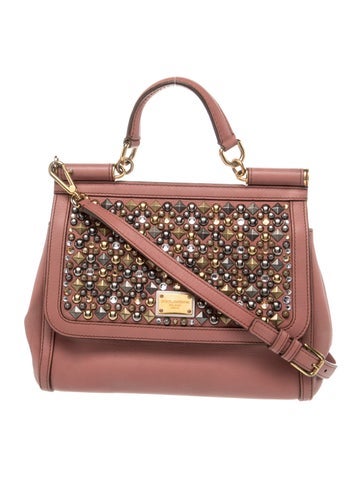 Dolce & Gabbana Leather Top Handle Bag