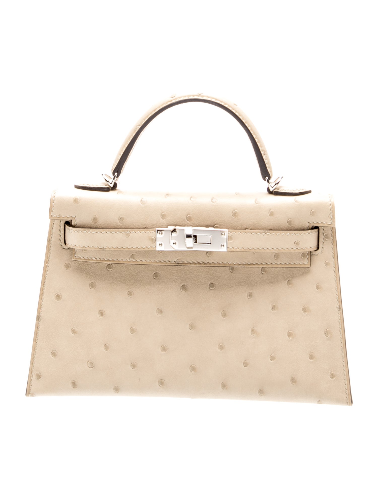 Hermes 2026 Ostrich Mini Kelly II Sellier 20