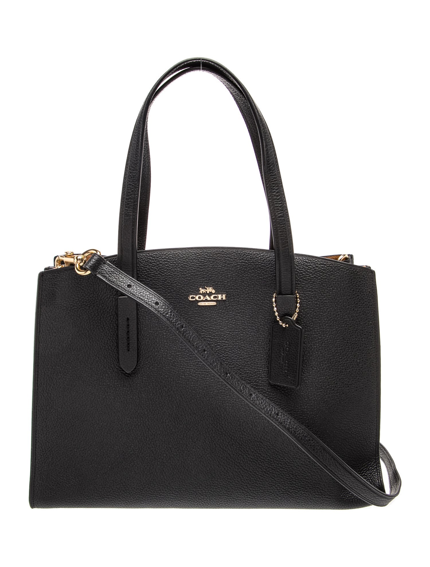 Leather Top Handle Bag
