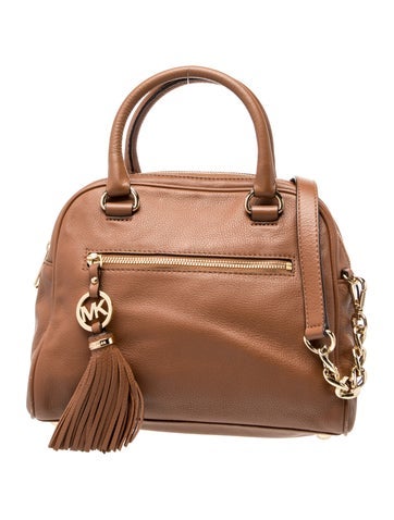 Leather Top Handle Bag