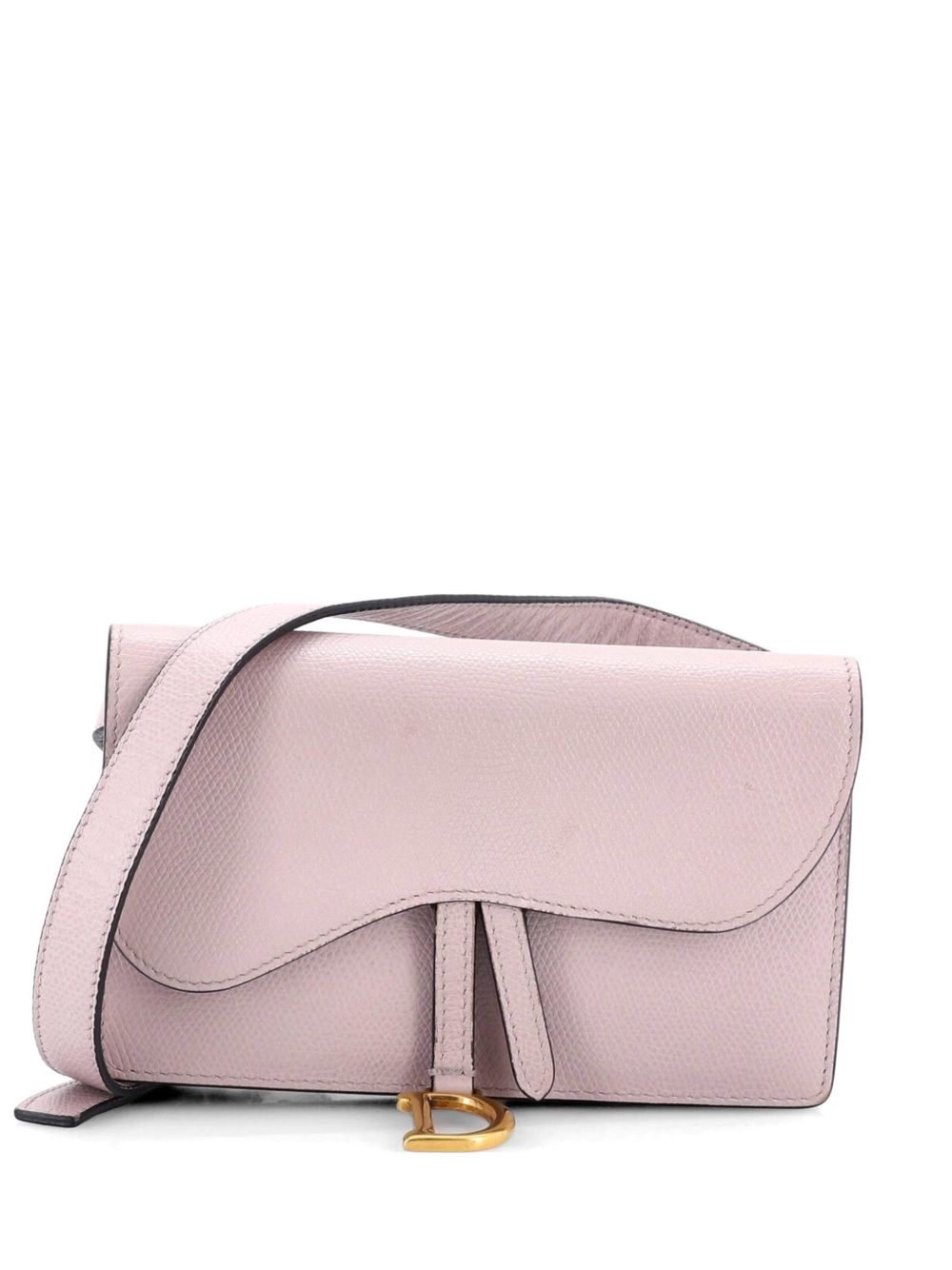 Saddle Rectangular Leather belt bag