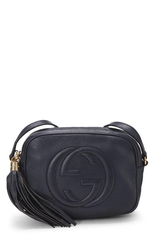 Navy Leather Soho Disco