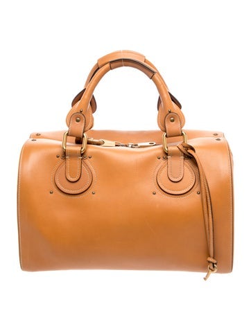 Leather Top Handle Bag