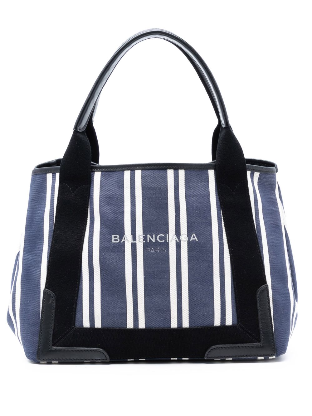 2017 Canvas Striped Navy Cabas S tote bag