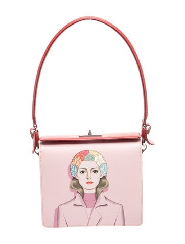 Saffiano Leather Shoulder Bag