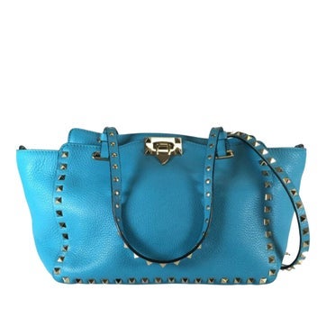 Valentino Rockstud Trapeze Satchel Small