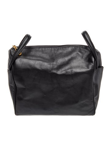 Leather Top Handle Bag Vintage