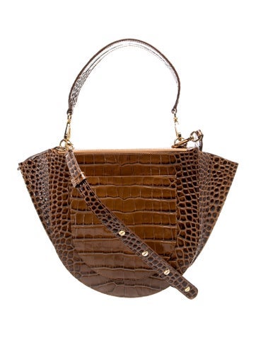 Wandler Embossed Leather Top Handle Bag
