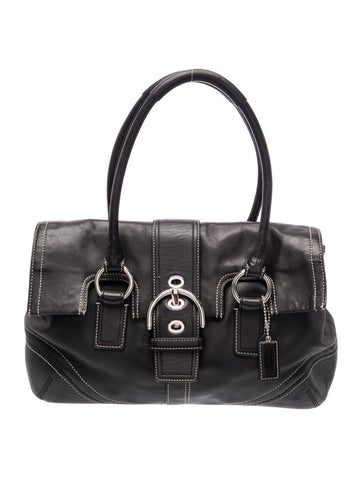 Leather Top Handle Bag