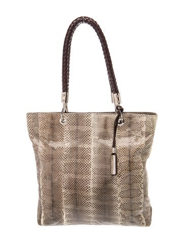 Embossed Leather Shoulder Bag