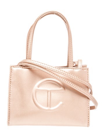 Telfar Vegan Leather Copper Shopping Bag Small