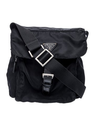 Tessuto Nylon Messenger Bag Vintage