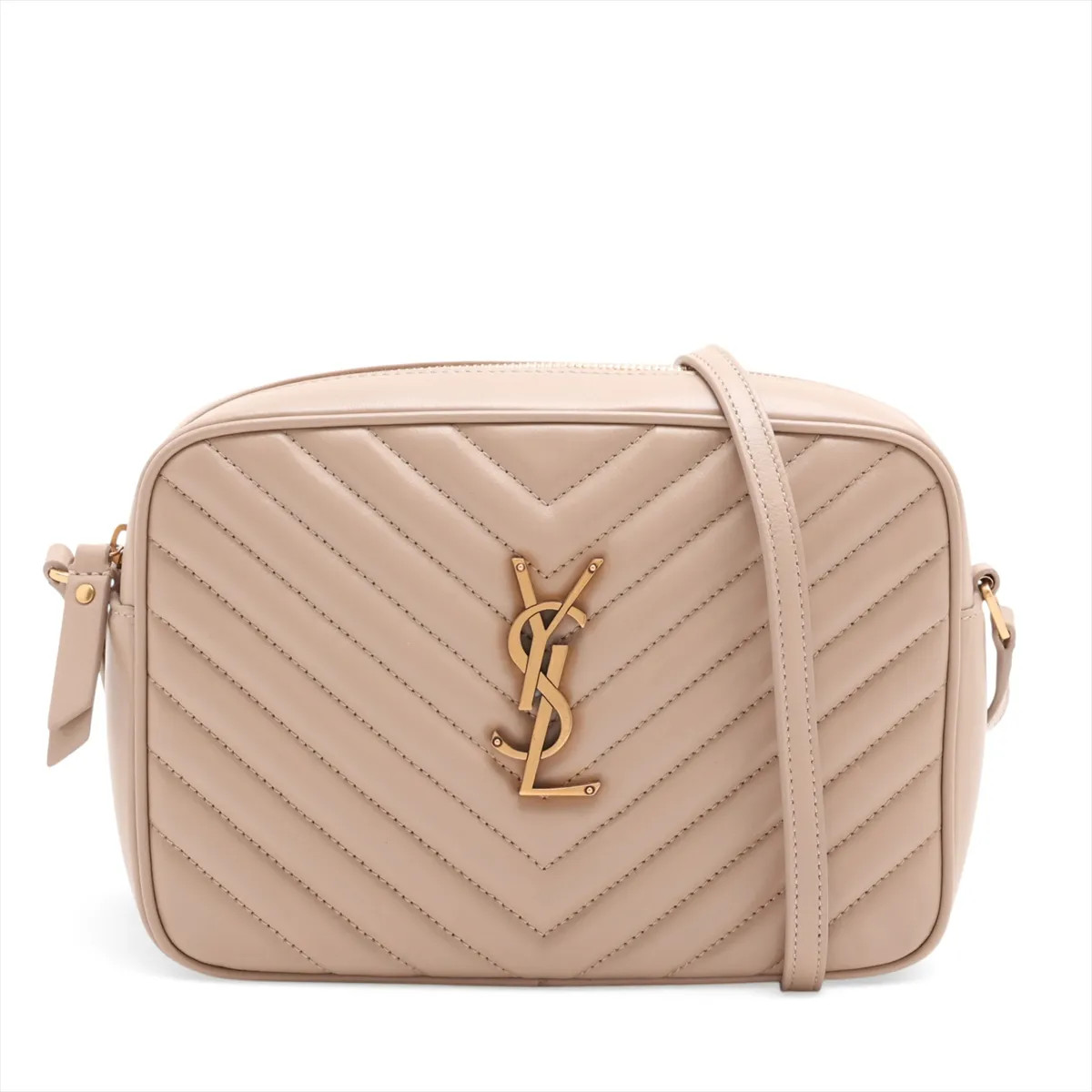Saint Laurent Paris Lou Camera 761554 Leather Shoulder bag Beige