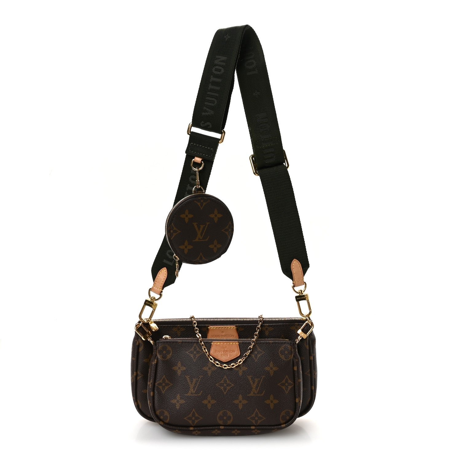 Louis Vuitton Monogram Multi Pochette Accessories Kaki