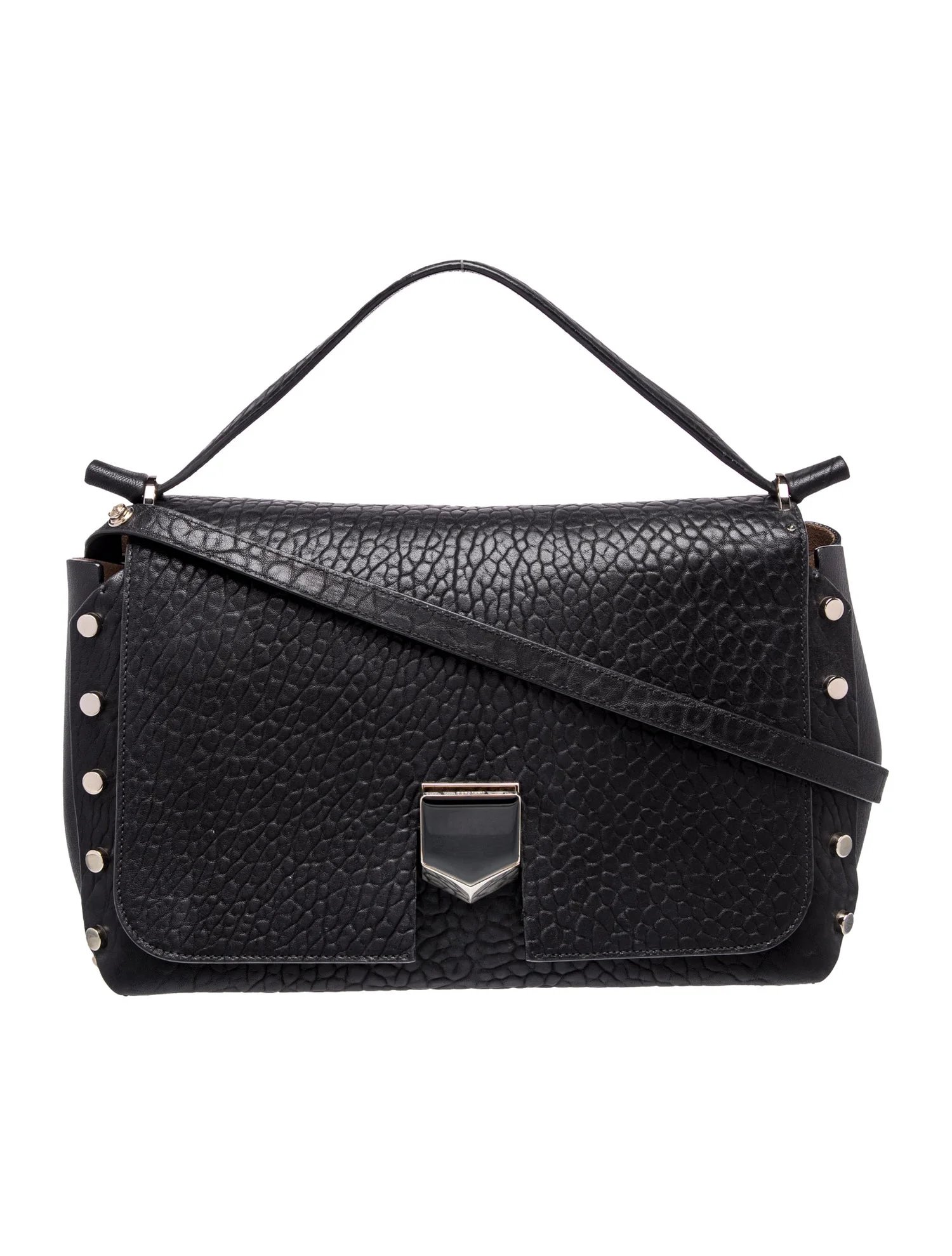 Leather Top Handle Bag
