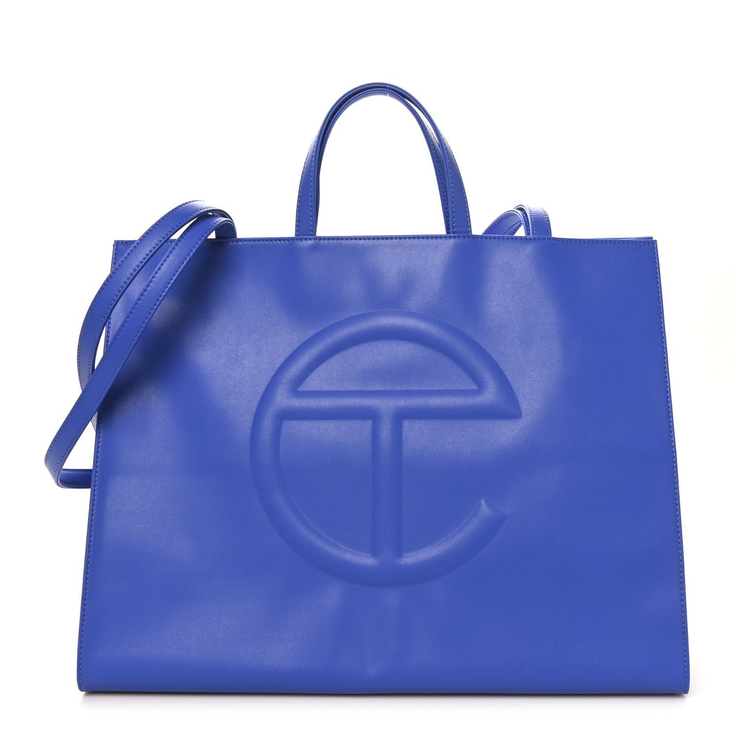 Telfar Vegan Leather Large Shopping Bag Painters Tape