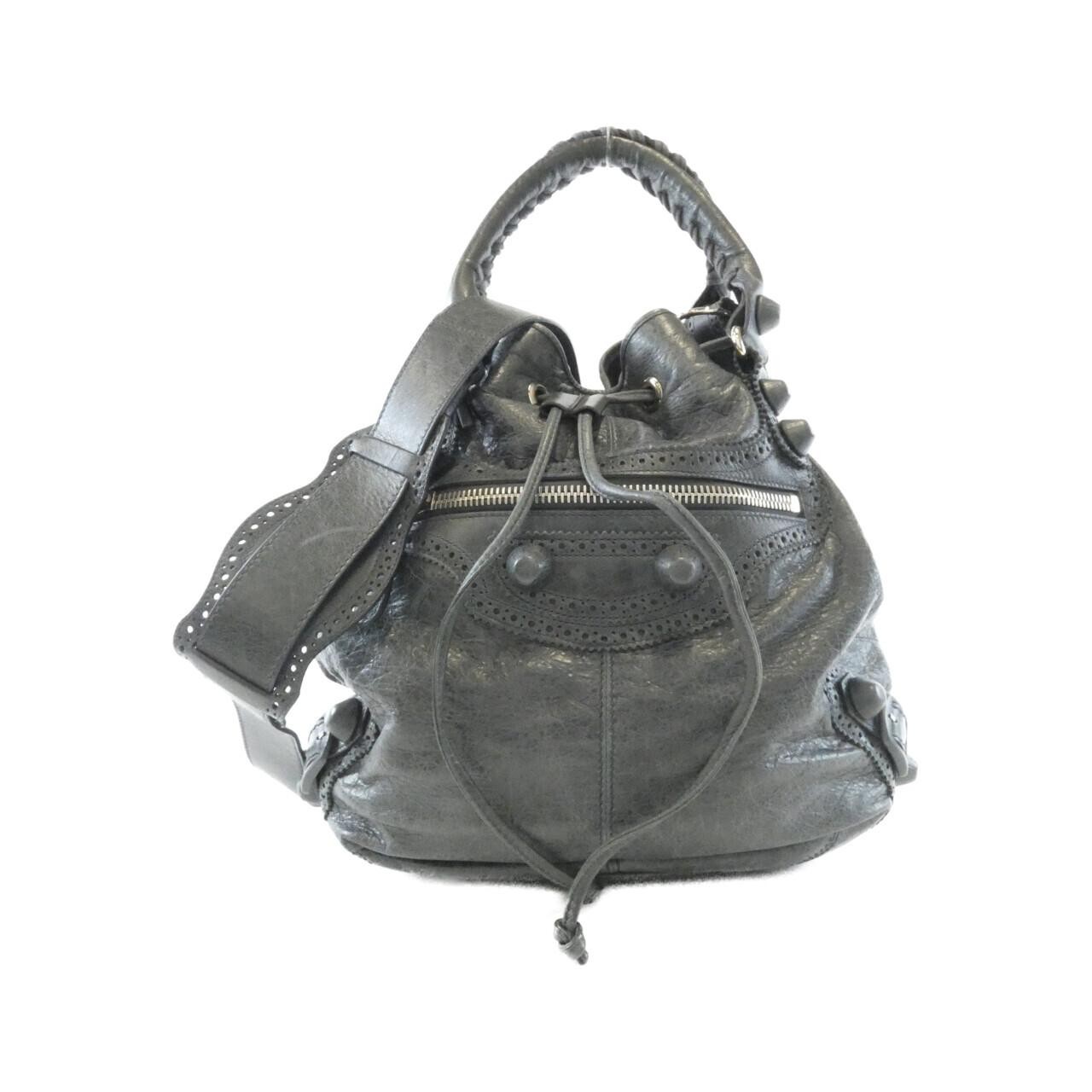 Balenciaga Balenciaga Giant Pom Pom Covered Bag 204540 D94J2