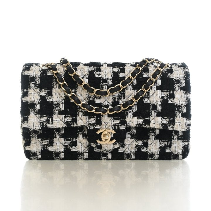 Chanel Medium Tweed Classic Double Flap Bag