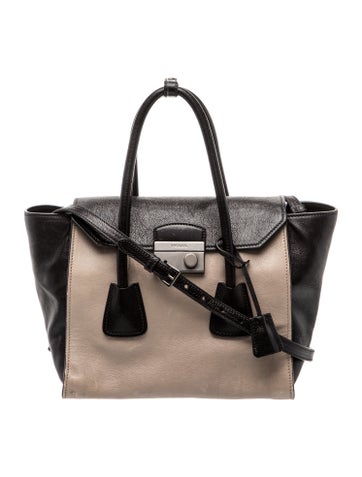 Leather Top Handle Bag