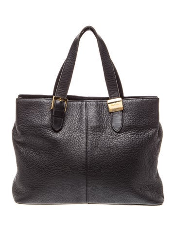 Haymarket Check Top Handle Bag