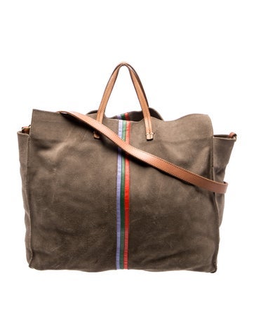Suede Messenger Bag