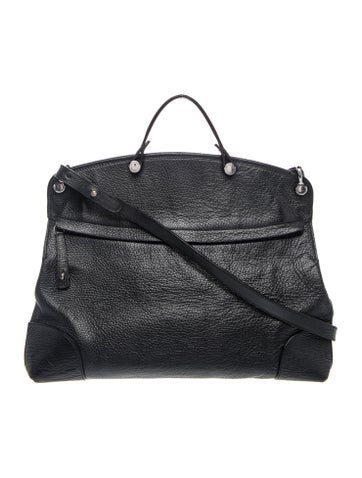 Leather Top Handle Bag