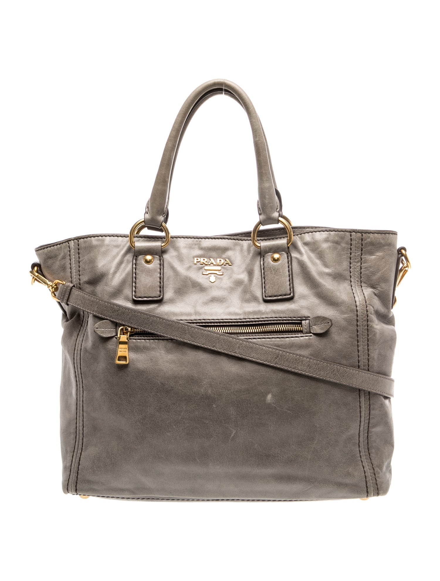 Vitello Shine Leather Tote