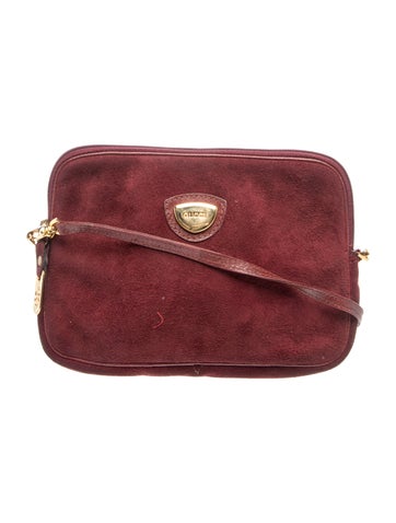 Suede Crossbody Bag Vintage