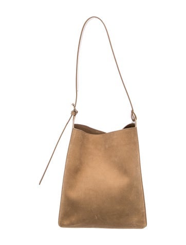 Suede Top Handle Bag