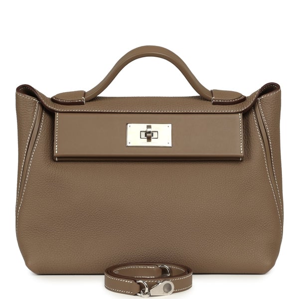 Hermes 24/24 29 Etoupe Togo, Swift Palladium Hardware