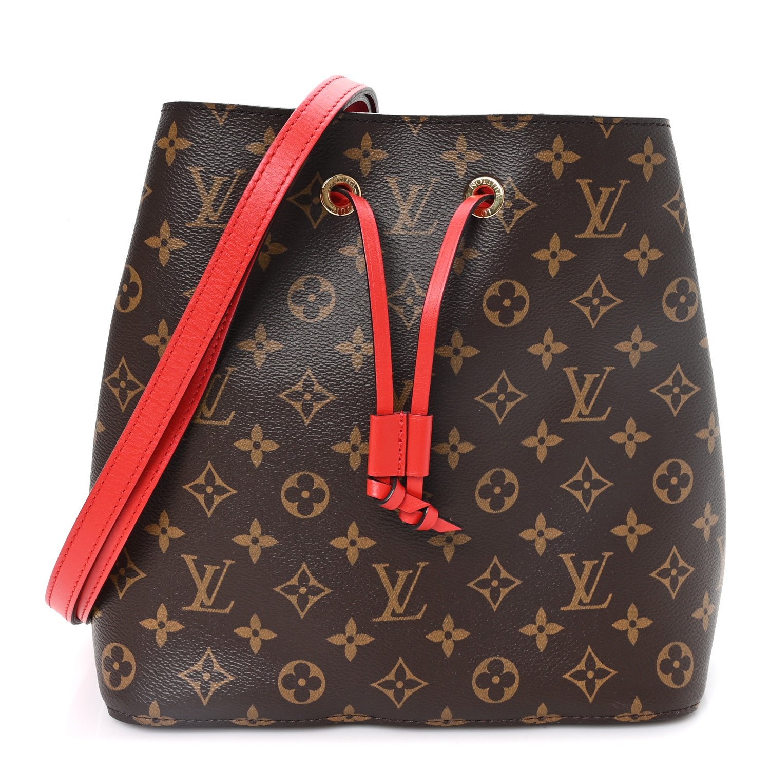 Louis Vuitton Monogram Neonoe MM Coquelicot