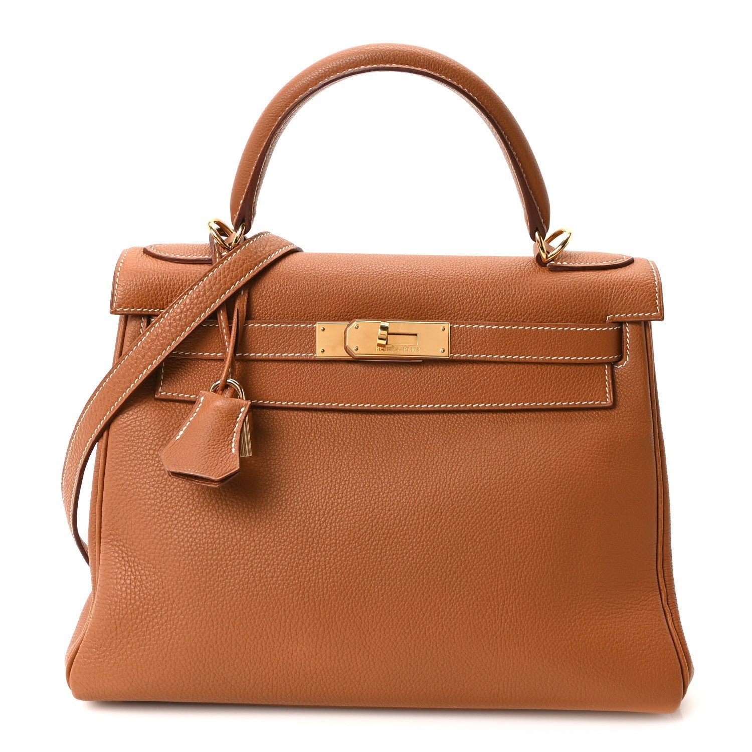 Hermes Togo Kelly Retourne 28 Gold