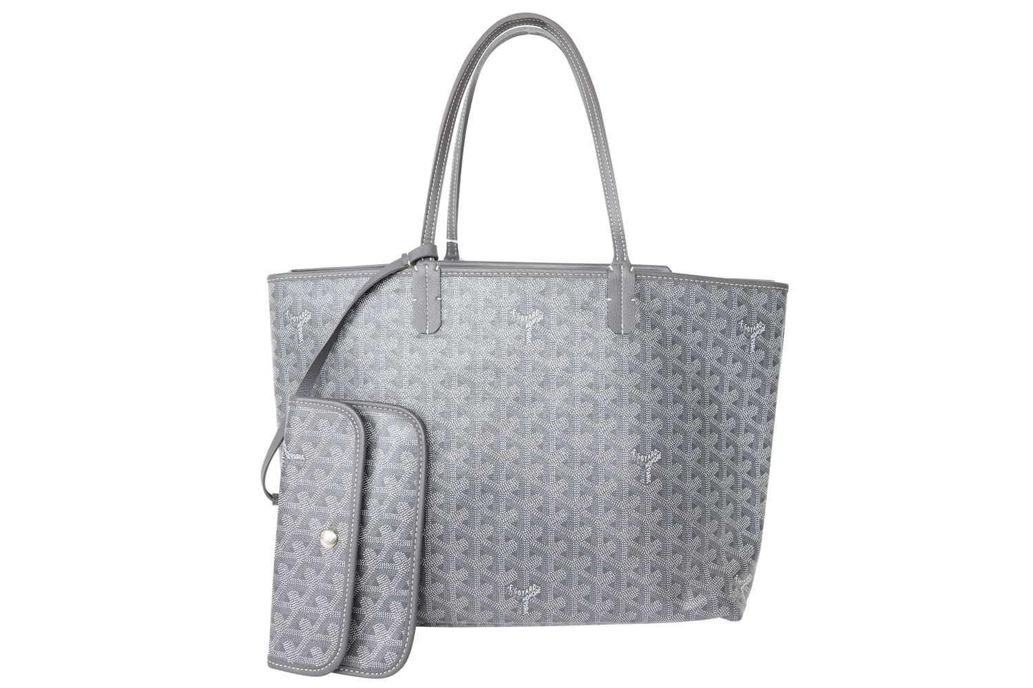 Goyard Goyard Isabelle GM, Gray Canvas Preowned In Dustbag WA001