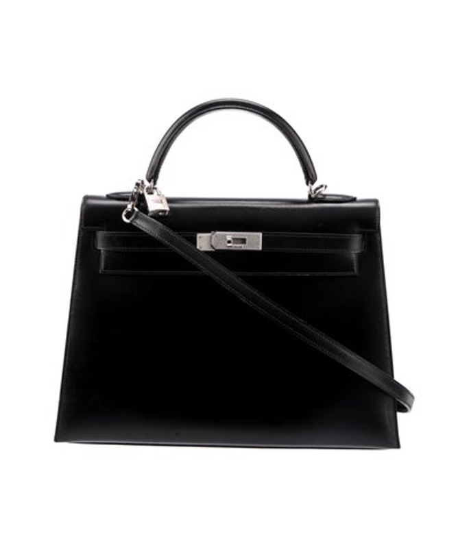Hermes Guilloche Box Kelly Ii Retourne 32