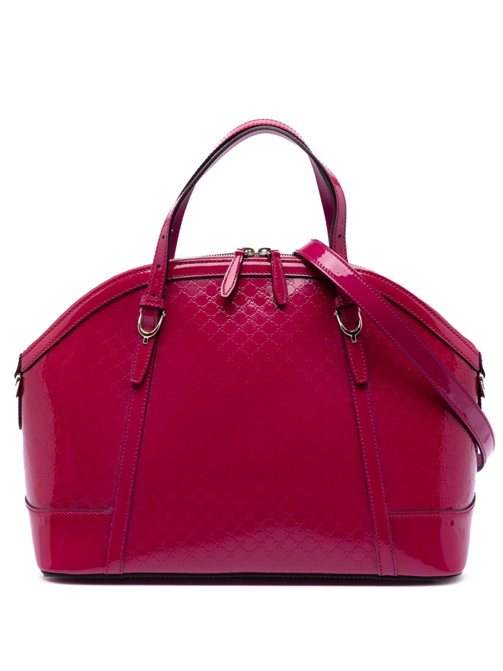 2016-2026 Large Microguccissima Patent Nice Dome satchel