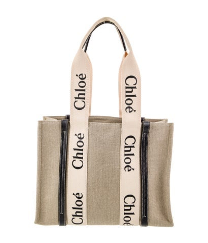 Chloe Canvas Tote Medium 2025