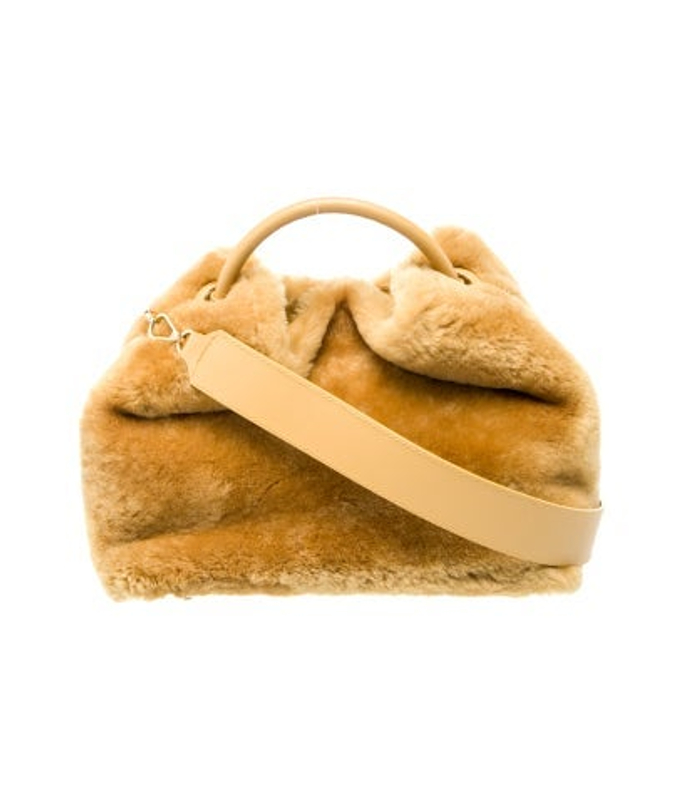 Elleme Fur Top Handle Bag