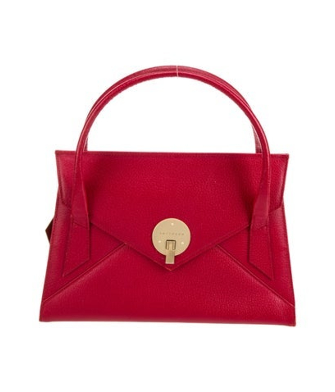 Smythson Leather Top Handle Bag