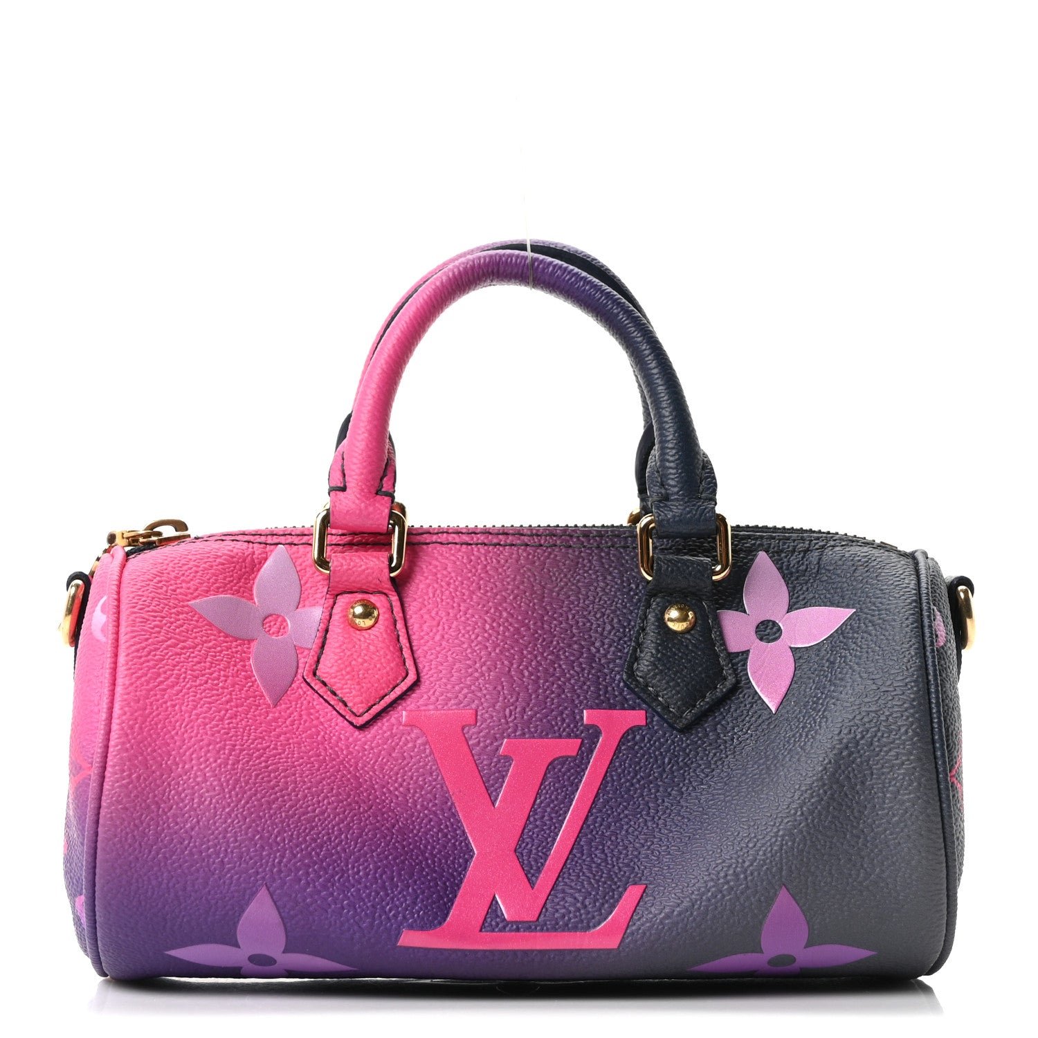 Louis Vuitton Louis Vuitton Monogram Giant Spring In The City Papillon BB Midnight Fuchsia