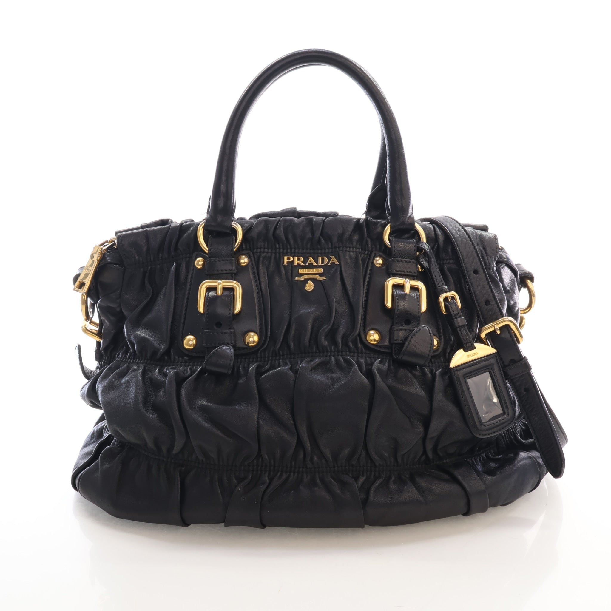 Prada Medium Nappa Gaufre Shoulder Bag
