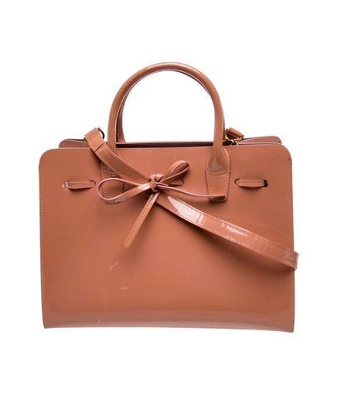 Mansur Gavriel Gavriel Patent Leather Top Handle Bag