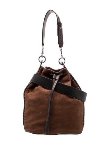 Suede Bucket Bag