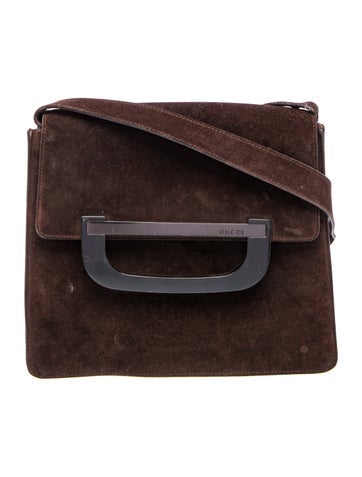 Gucci Suede Shoulder Bag